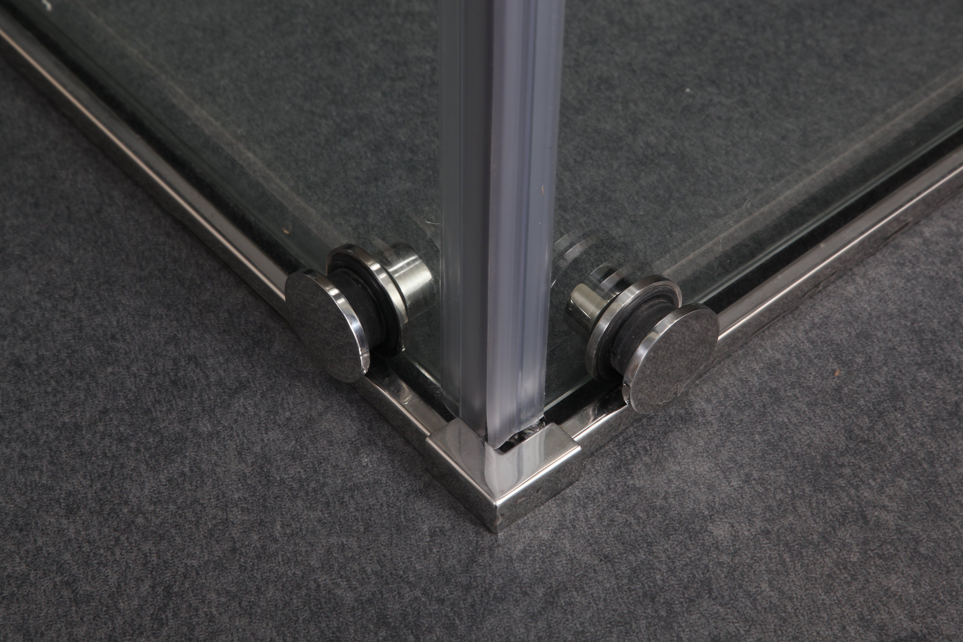Cabina Doccia Sly Lux Vetri 8mm Telaio Inox 70x90 Destro