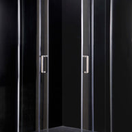 Cabina Doccia Sly Lux Vetri 8mm Telaio Inox 80x80