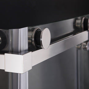 Cabina Doccia Sly Lux Vetri 8mm Telaio Inox 80x80