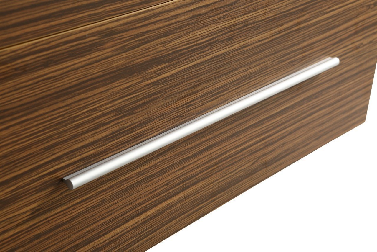 Mobile Arredo Bagno Lake 80 cm Legno color Rovere Sospeso Moderno