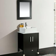 Mobile Bagno Old England  61 cm legno massello Nero