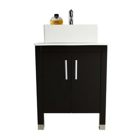 Mobile Bagno Old England  61 cm legno massello Nero