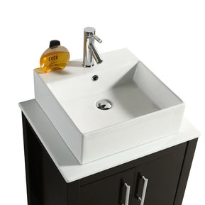 Mobile Bagno Old England  61 cm legno massello Nero