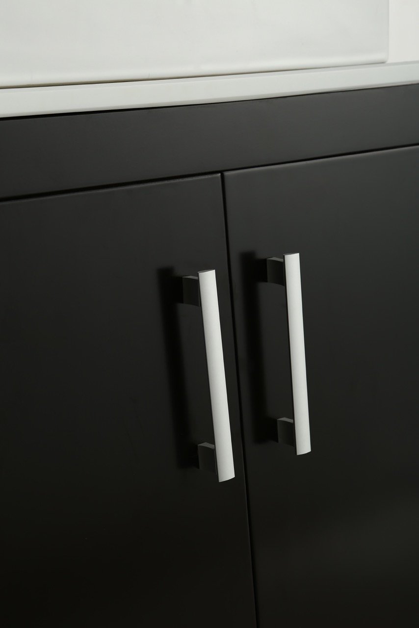 Mobile Bagno Old England  61 cm legno massello Nero