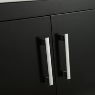 Mobile Bagno Old England  61 cm legno massello Nero