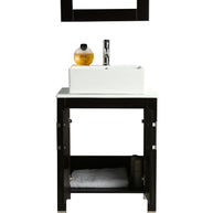 Mobile Bagno Old England  61 cm legno massello Nero