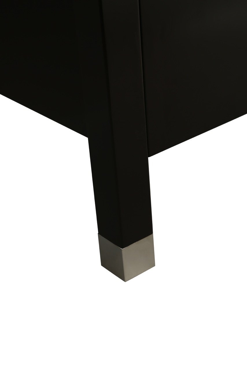 Mobile Bagno Old England  61 cm legno massello Nero