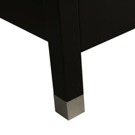 Mobile Bagno Old England  61 cm legno massello Nero