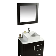 Mobile Bagno Old England Plus 76 cm Legno Massello Nero