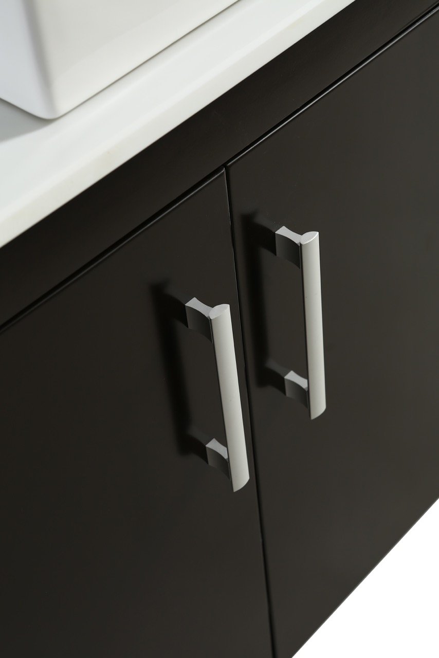 Mobile Bagno Old England Family 91 cm Legno Massello Nero