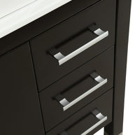 Mobile Bagno Old England Family 91 cm Legno Massello Nero
