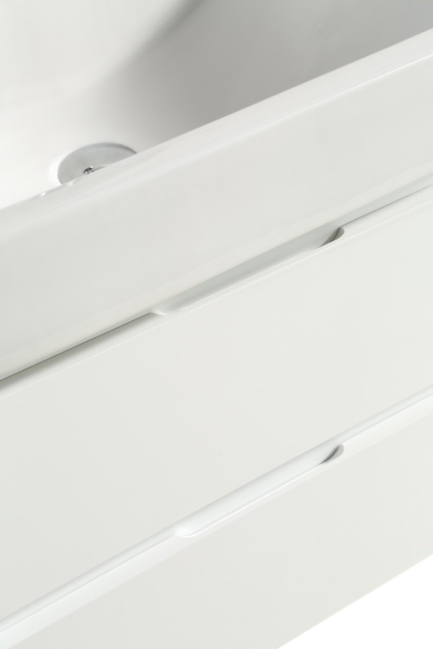 Mobile Arredo Bagno White 60 cm Bianco Moderno Sospeso