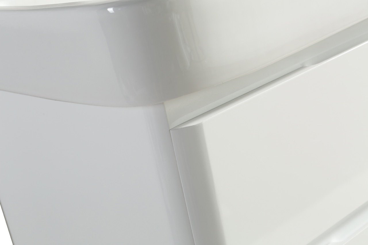 Mobile Arredo Bagno White 60 cm Bianco Moderno Sospeso