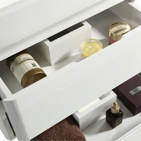 Mobile Arredo Bagno White 60 cm Bianco Moderno Sospeso