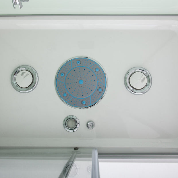 Box Doccia White Air 70x90 Sinistra Idromassaggio Multifunzione