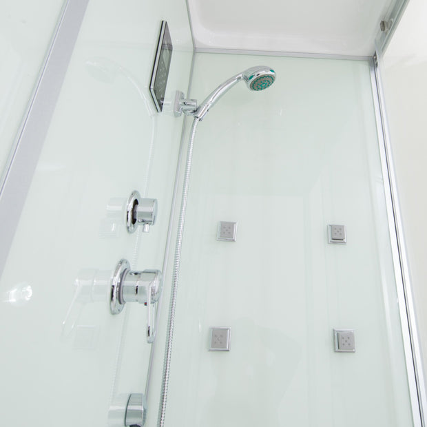 Box Doccia White Air 70x130 Sinistro Idromassaggio Multifunzione