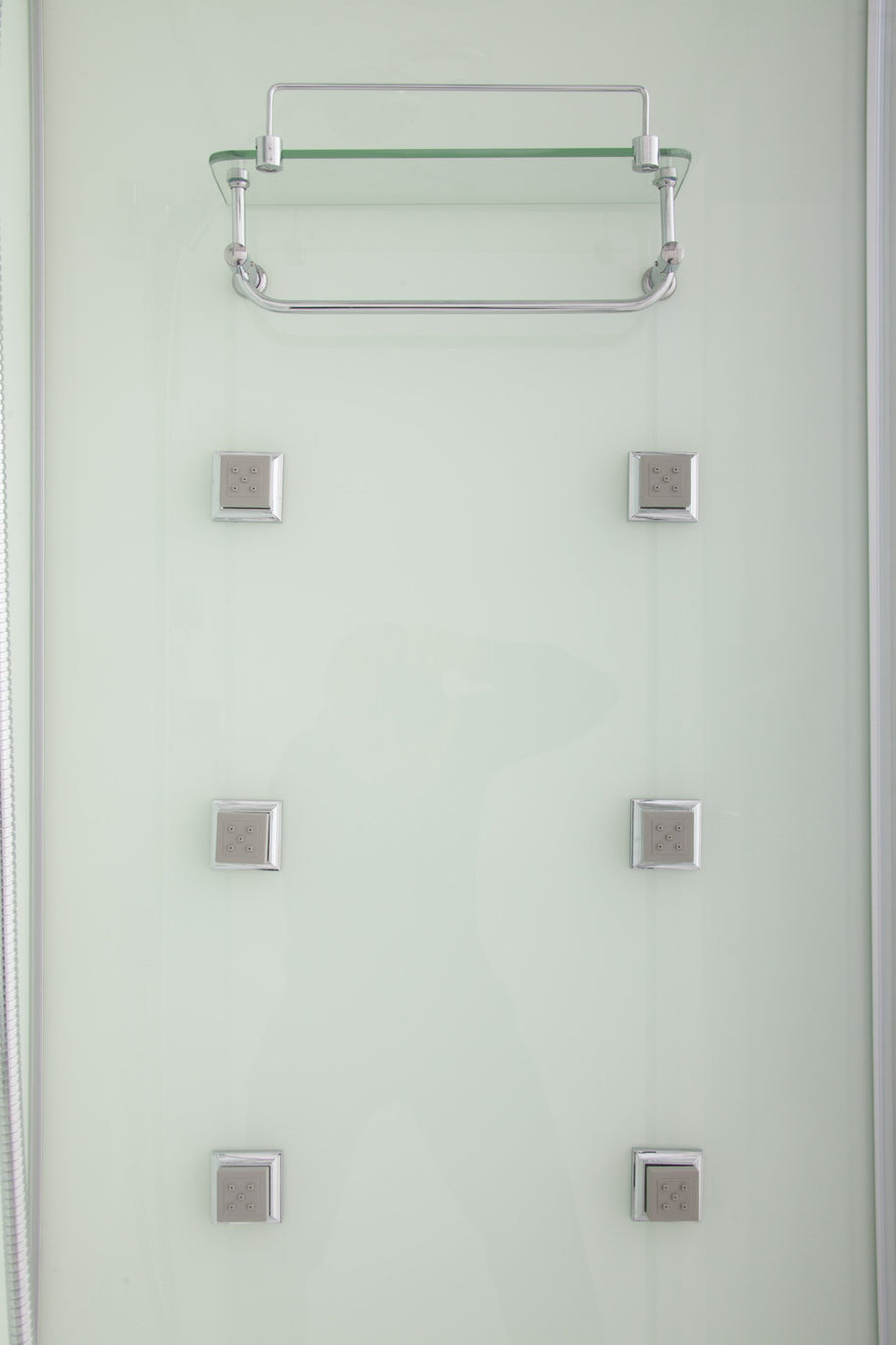Box Doccia White Air 70x140 Sinistro Idromassaggio Multifunzione
