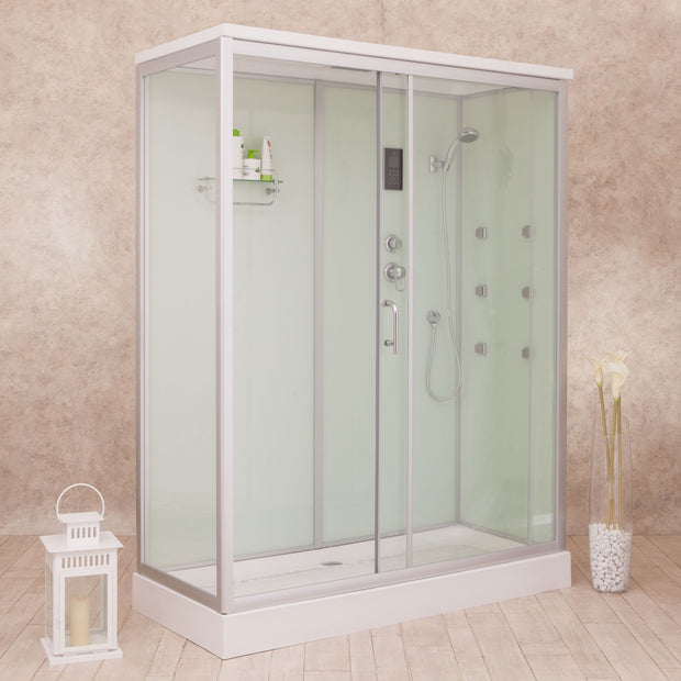 Box Doccia White Air 70x150cm Destra Idromassaggio Multifunzione