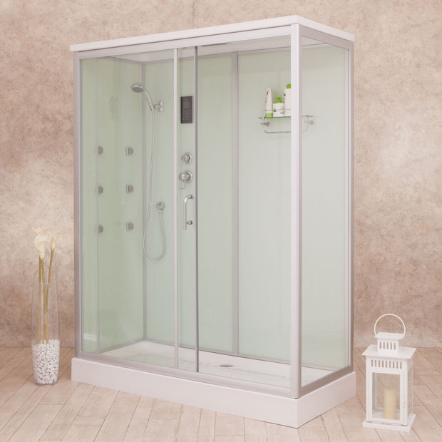 Box Doccia White Air 70x150 Sinistro Idromassaggio Multifunzione