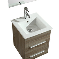 Mobile Arredo Bagno Rayan 41 cm Sospeso Moderno Rovere