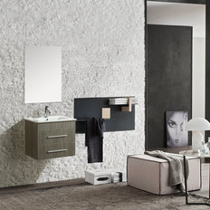 Set Mobile Arredo Bagno Kristal Grigio