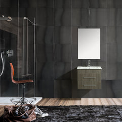 Set Mobile Arredo Bagno Kristal Grigio