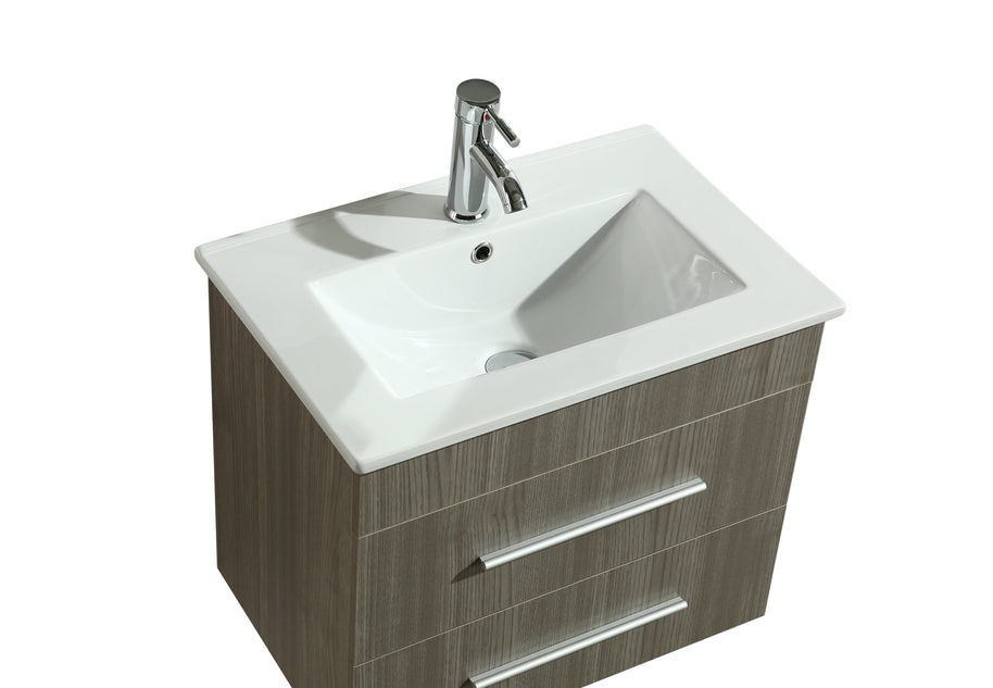 Set Mobile Arredo Bagno Kristal Grigio