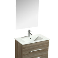 Mobile Arredo Bagno Saturno 70 cm Sospeso Moderno Rovere