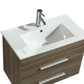 Mobile Arredo Bagno Saturno 70 cm Sospeso Moderno Rovere