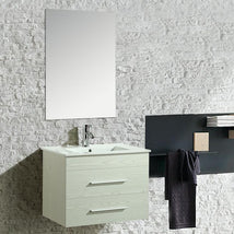 Mobile Arredo Bagno Saturno 70 cm Sospeso Moderno Bianco