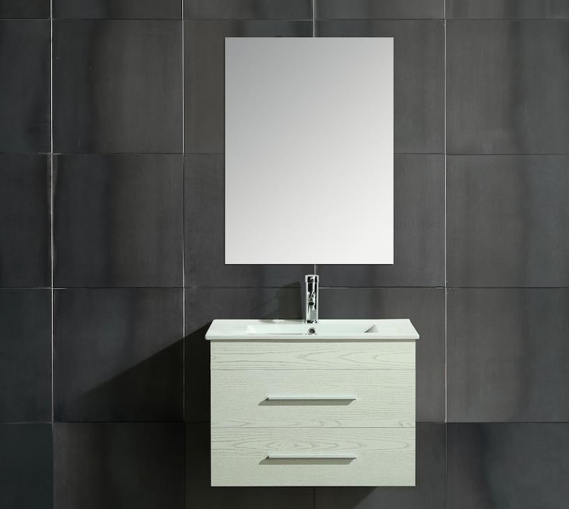 Mobile Arredo Bagno Saturno 70 cm Sospeso Moderno Bianco