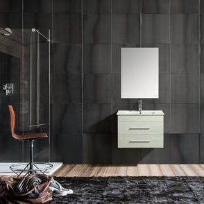 Mobile Arredo Bagno Saturno 70 cm Sospeso Moderno Bianco