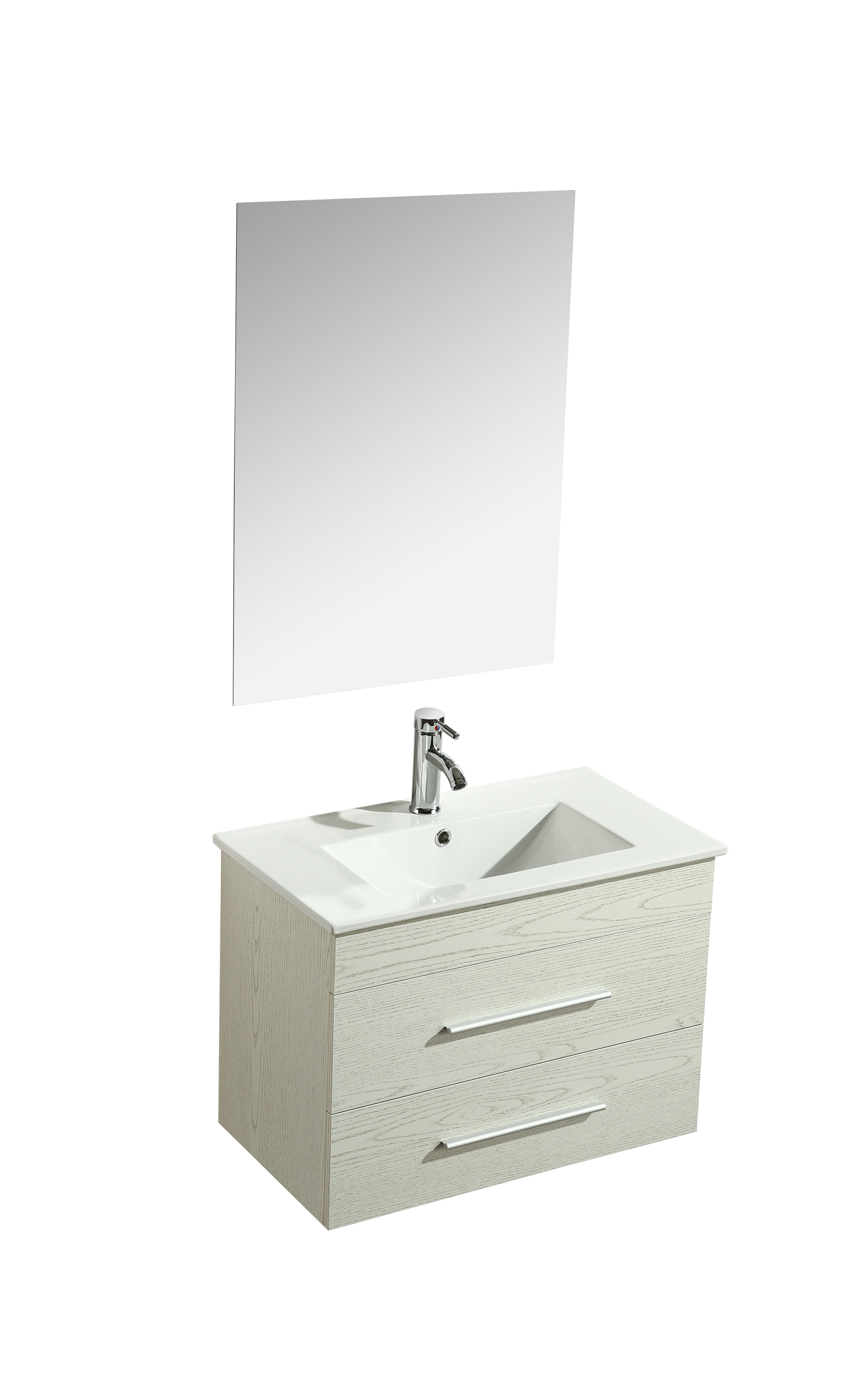 Mobile Arredo Bagno Saturno 70 cm Sospeso Moderno Bianco