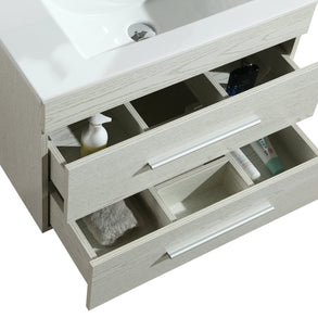Mobile Arredo Bagno Saturno 70 cm Sospeso Moderno Bianco