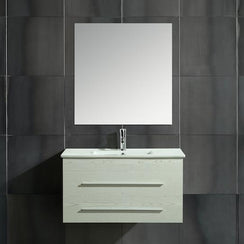 Mobile Arredo Bagno Angy 90 cm Sospeso Moderno Bianco