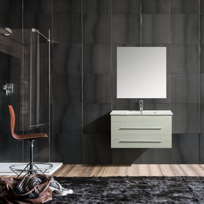 Mobile Arredo Bagno Angy 90 cm Sospeso Moderno Bianco