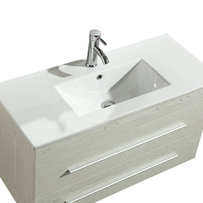 Mobile Arredo Bagno Angy 90 cm Sospeso Moderno Bianco