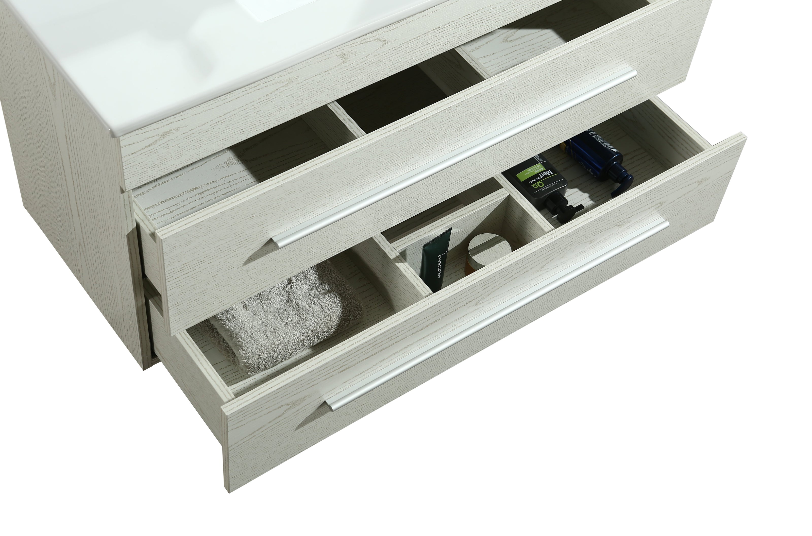 Mobile Arredo Bagno Angy 90 cm Sospeso Moderno Bianco