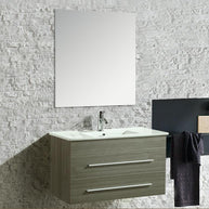 Mobile Arredo Bagno Angy 90 cm Sospeso Moderno Grigio