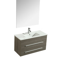 Mobile Arredo Bagno Angy 90 cm Sospeso Moderno Grigio