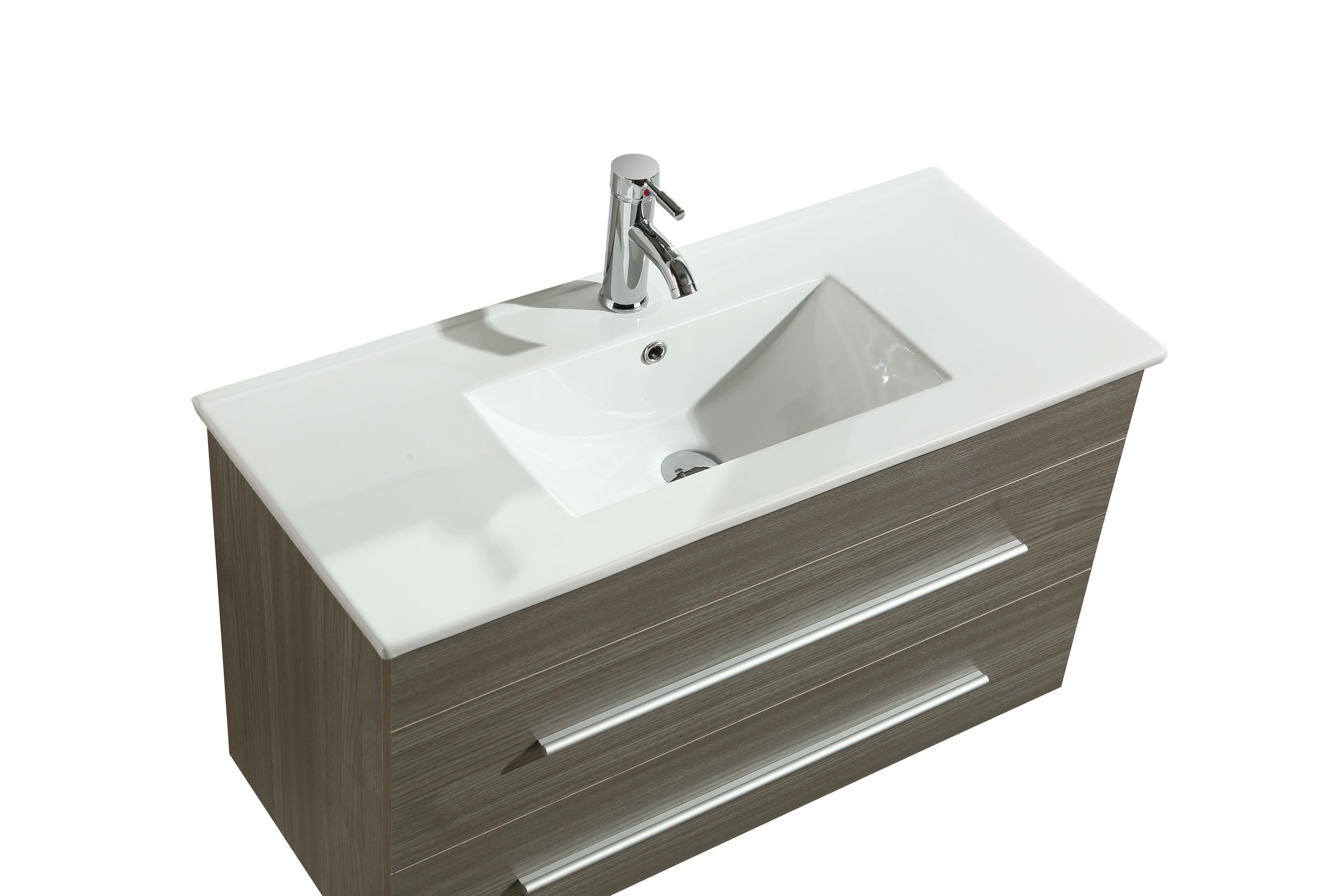 Mobile Arredo Bagno Angy 90 cm Sospeso Moderno Grigio