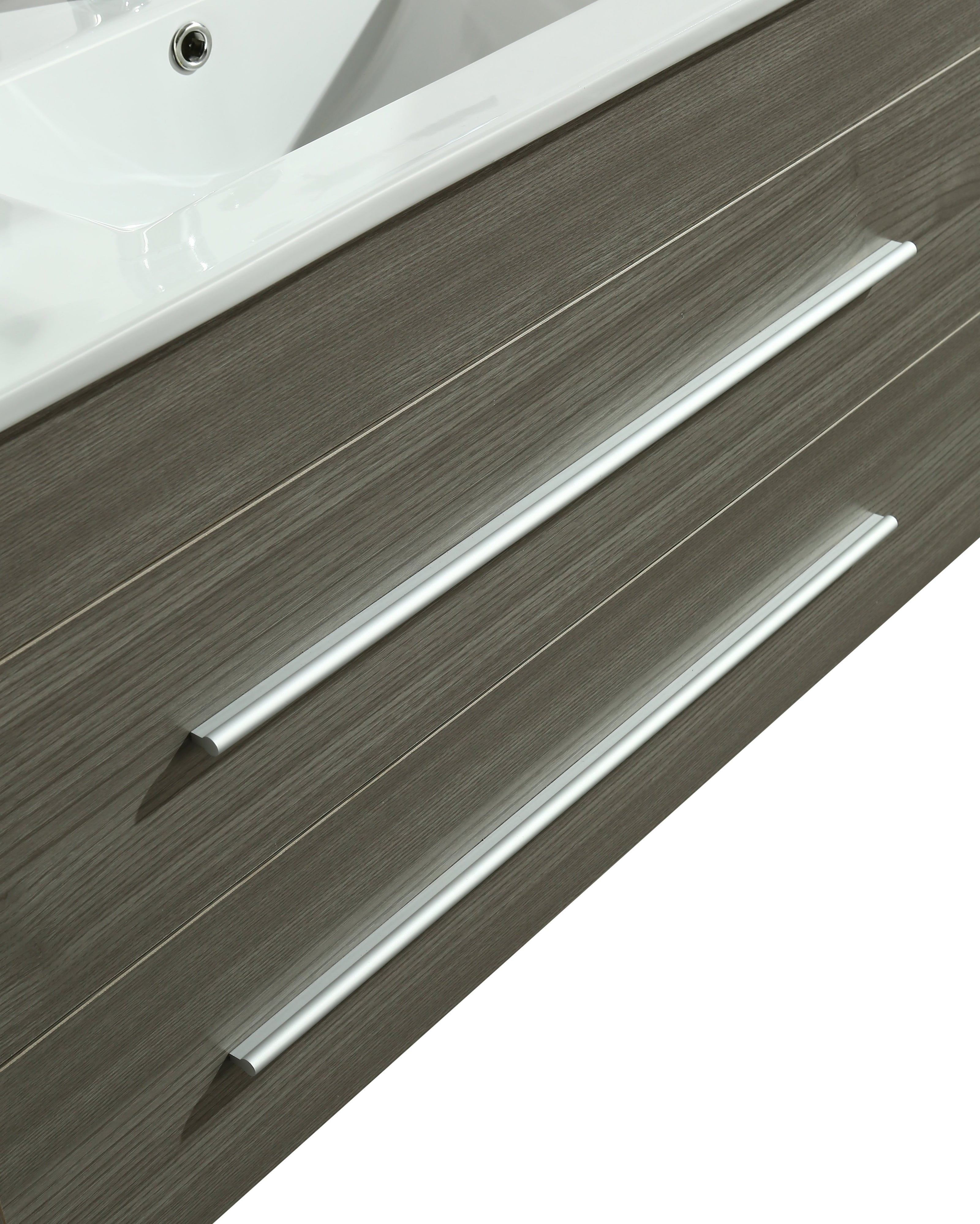 Mobile Arredo Bagno Angy 90 cm Sospeso Moderno Grigio