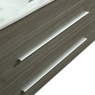 Mobile Arredo Bagno Angy 90 cm Sospeso Moderno Grigio