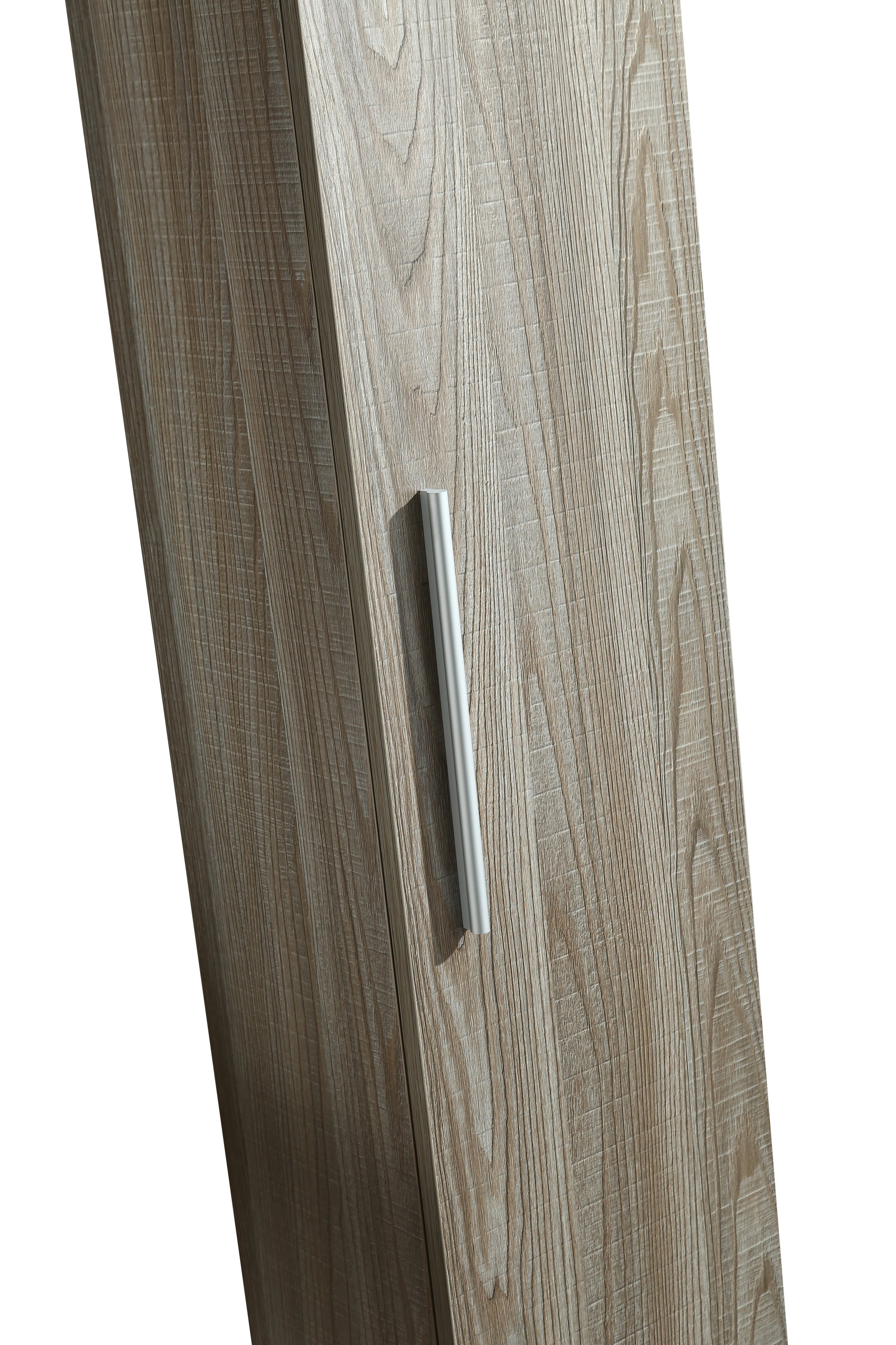 Colonna Arredo Bagno 25x22x160 cm Sospesa Moderna Rovere