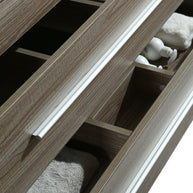 Mobile Arredo Bagno Urban 100 cm Sospeso Moderno Rovere