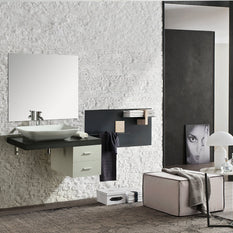Set Mobile Arredo Bagno Piacasso Bicolore