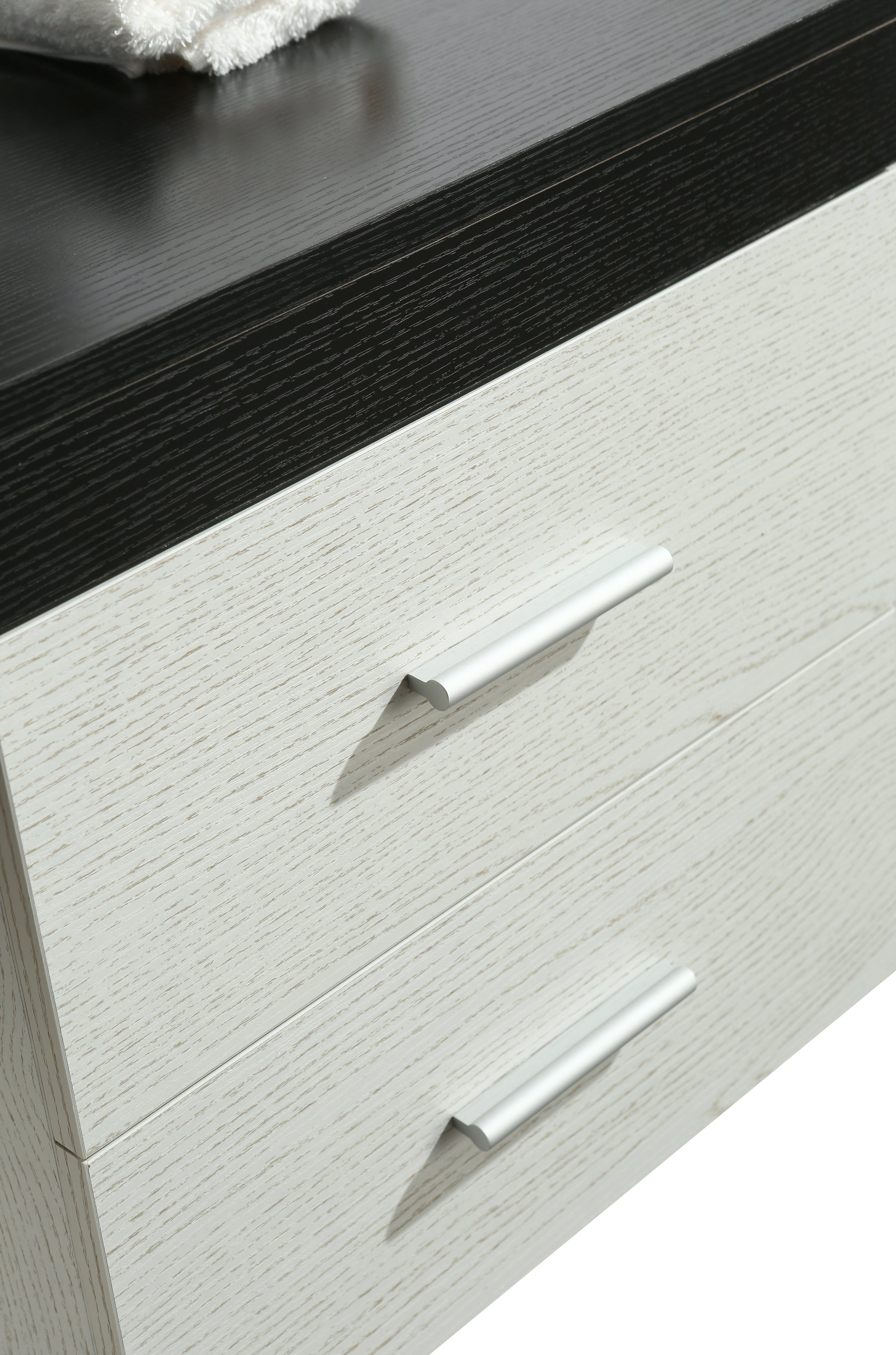 Mobile Arredo Bagno Picasso 100 cm Sospeso di Design Bianco-Nero