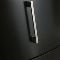 Mobile Arredo Bagno Kursal 104 cm Sospeso Nero Destro Moderno