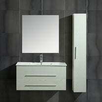 Mobile Arredo Bagno Urban 100 cm Sospeso Moderno Bianco