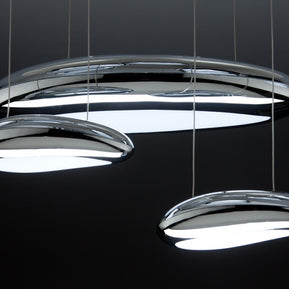 Lampadario a Sospensione Led Drop Design 10B Luce Calda Moderno